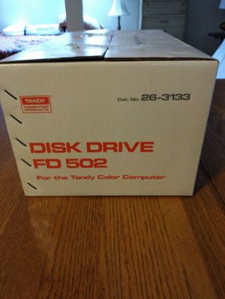 Tandy Color FD 502 Disk Drive for Color Computer nib 2
