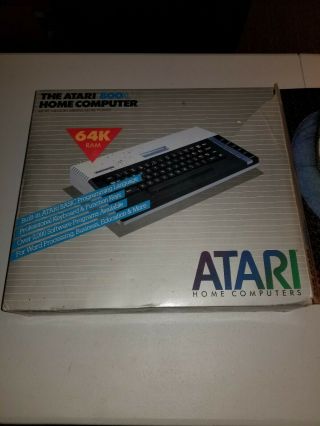 Atari 800 Xl Home Computer With Ac Adapter. ,  Instruction Books.