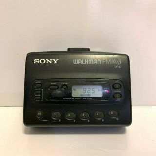 Vintage Sony Wm - Fx28 Walkman Cassette Player Fm/am,  Alarm,  Avls,  Digital