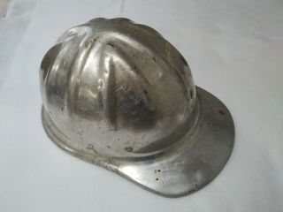 Vintage 1950s Aluminum Construction Hard Hat