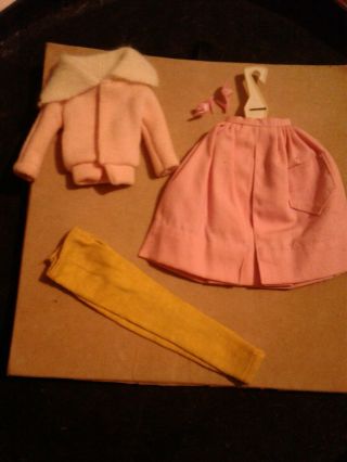 Vintage Barbie Clothing " Separates " ; Skirt W/shoes; Angora Cardigan,  Knit Pant