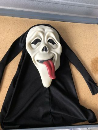 Vintage Scream Ghost - Face Tongue Out Mask Easter Unlimited
