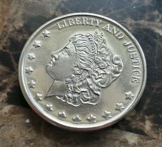 Vintage Morgan Northstar - 1 Troy Oz.  999 Fine Silver Bullion Round Coin