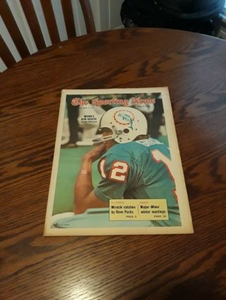 December 4,  1971 - The Sporting News - Bob Griese Of The Miami Dolphins