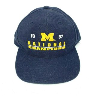 University Of Michigan Wolverines 1997 National Champions Vintage Snapback 90 