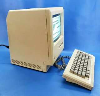 Rare Apple 1986 Macintosh 512k - M0001e - Mechanical Keyboard 512k Enhanced