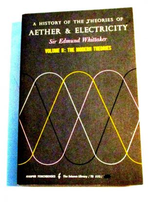 History Of The Theories Of Aether And Electricity - Sir Edmund Whittaker - Doppler