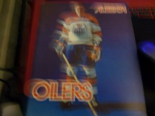 Wha Winnipeg Jets @ Alberta Oilers 1972 - 73 First Year Program Ex.  Hicke Cover