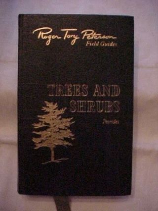 Easton Press Leather Book Trees And Shrubs; Roger Tory Peterson Field Guide