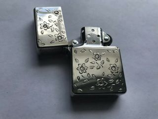 Rare 1950’s Sterling Silver Lighter Case With Zippo Insert
