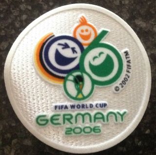 Fifa World Cup Germany 2006 Soccer Patch / Flock Football Badge