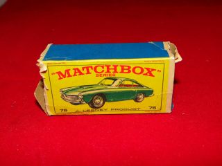 Vintage 1960 ' s Matchbox No.  75 Ferrari Berlinetta Green Car By Lesney 2