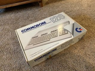Vintage Commodore 128 Computer And Power Supply - C128