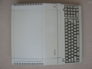 Apple IIe Platinum Computer,  and 2