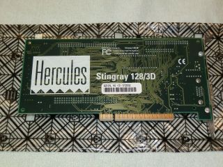 Hercules Stingray 128/3d Video Card - With Add On Card