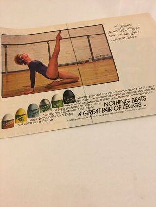 Vintage Clipping - Juliet Prowse (l’eggs Pantyhose) Ad