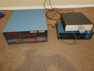 Imsai 8080 Computer,  W/floppy Drive And Heathkit Eta 3400