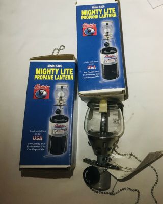 Vintage Century Primus Mighty Lite Propane Lantern Model 5400.  100w Bundle Of 2