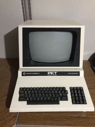 Vintage Commodore Pet Model 4032 Personal Computer Space Invaders Startup Tone
