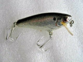 Rare Old Vintage Bagley ' s Small Fry Shad Wood Lure Lures Full Brass Florida 2