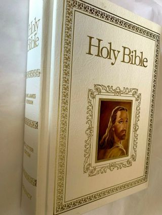 Vintage Holy Bible King James Version Regency Red Letter Edition 1978 Large Size