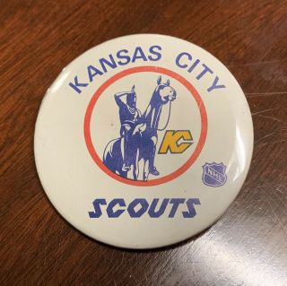 Vintage Kansas City Scouts Nhl Hockey Pin