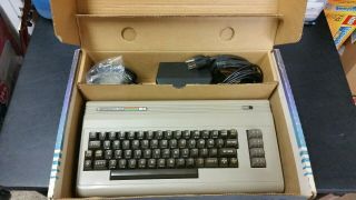 Vintage Commodore 64 Computer,  power supply and rf cord - 2