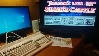 Commodore Amiga A1200 Computer REV 1.  D.  w/ PSU and MBX1200Z Ram 3