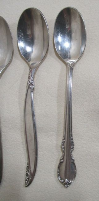 Vintage 1847 Rogers Silverplate Demitasse Spoons - 4 Designs 2
