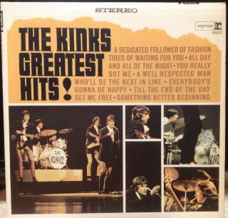The Kinks Greatest Hits Stereo Vintage Vinyl Lp