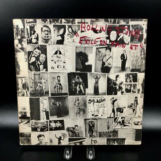 Vintage Lp The Rolling Stones Exile On Main Street Vinyl Record Album