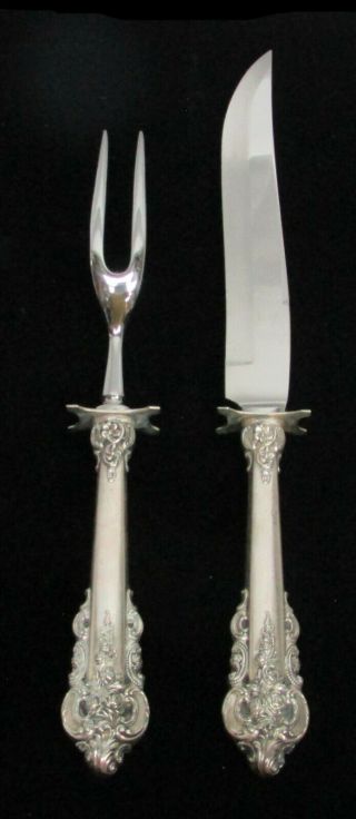 WALLACE GRAND BAROQUE 2 PIECE STERLING SILVER HANDLES 9 