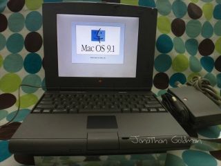 Apple Macintosh Powerbook Duo 2300c Powerpc 603e 100mhz 48mb Ram 120gb Hd Os 9.  1
