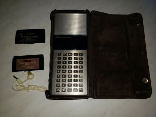 Texas Instruments Language Tutor Vintage,  Spanish French,  Case Earbud Vintage