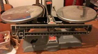 Vintage Ohaus Harvard Trip Balance Scale - Capacity 5 Lb - Ohaus Scale Corp Jers