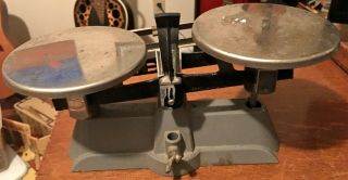 VINTAGE OHAUS HARVARD TRIP BALANCE SCALE - CAPACITY 5 LB - OHAUS SCALE CORP JERS 2
