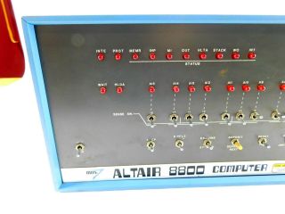 Vintage MITS Altair 8800 Computer Serial 224217K Includes (5) S - 100 Cards 3