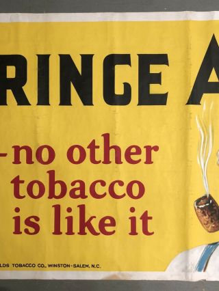 Large Vintage PRINCE ALBERT Tobacco Cigar Smoke Advertising Banner Sign No.  280 3