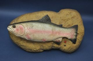 Vintage 1999 Travis The Singing Trout Gemmy Animated Fish Wall Mount