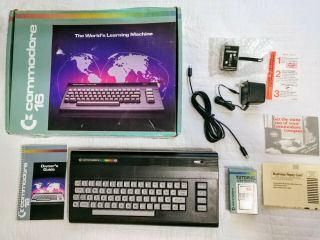 Complete Commodore 16 Vintage Computer Rare 1984 C16 116