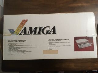 Commodore Amiga 1000 Computer/Monitor/Keyboard/Mouse IOB With Packaging 2