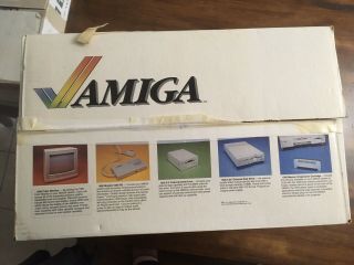 Commodore Amiga 1000 Computer/Monitor/Keyboard/Mouse IOB With Packaging 3