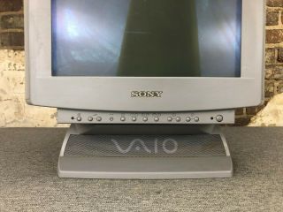 Sony Trinitron VAIO CPD - 100VS SCC - K24A - A VGA CRT Computer Monitor with Speakers 3