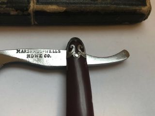 Vintage 5/8” French Point H.  Boker & Co.  Finest English Steel Razor Shave Ready 3