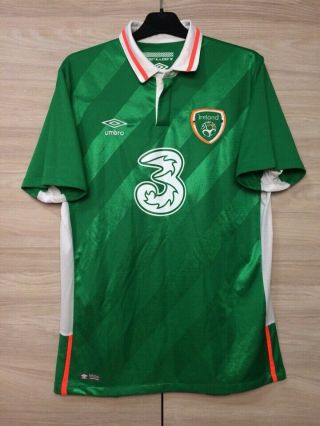 Ireland 2016 - 2017 Home Football Soccer Umbro Shirt Jersey Maglia Camiseta