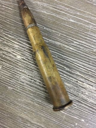 VTG Trench Art Bullet Knife Letter Opener Dagger Antique WWII 3