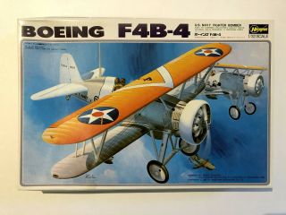Vintage Model Airplane Kit.  Hasegawa Boeing F4b - 4 Fighter Bomber.  1:32 Scale.