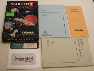 Highly Rated Star Fleet I By Interstel For Atari 400/800