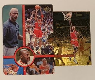Michael Jordan 96 - 97 Upper Deck Sp Inside Info Gold 25,  000k Foil Insert