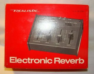 Vintage Realistic 32 - 1110 Electronic Reverb,  Delay,  Repeat,  Mic/line Io/guitar